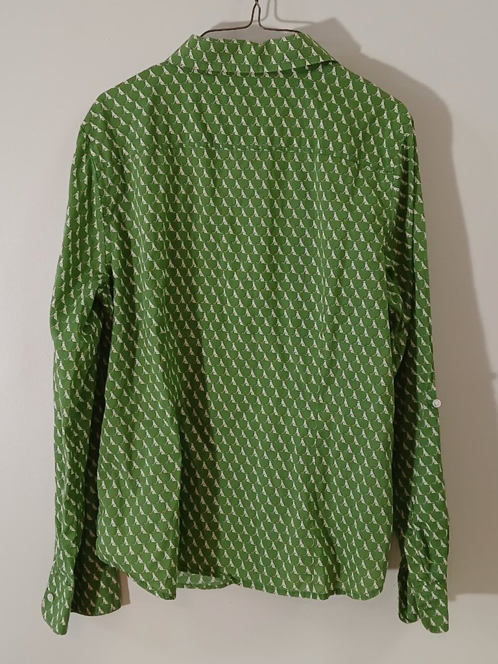 Talbot's blouse with dog print - size 14 - Picture 4 of 6